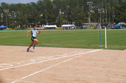 2年男子100m決勝 2年男子100m決勝は,11秒6の大会新記録でした。